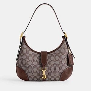 Coach Hamptons Hobo Bag In Signature Jacquard
